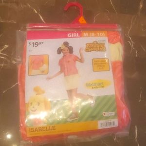 Animal crossing Isabelle costume.Gir medium 8-10